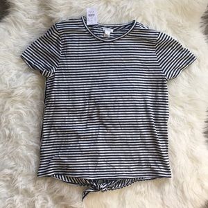 J.Crew Factory Tie Back Tee